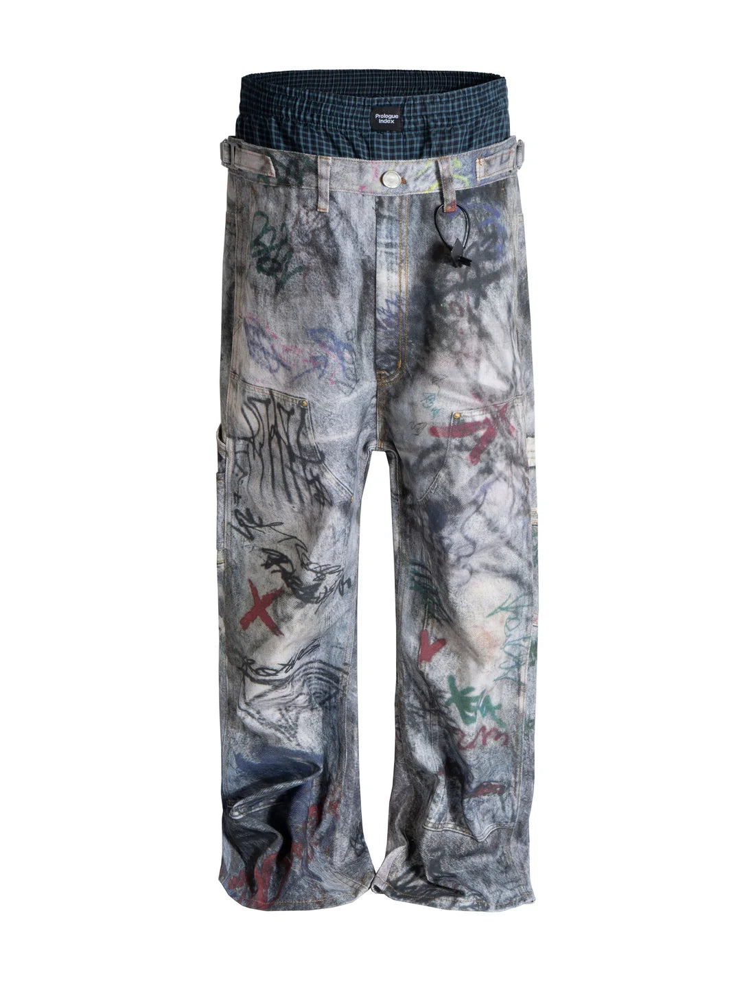 Undeveloped Graffiti Boxer Denim