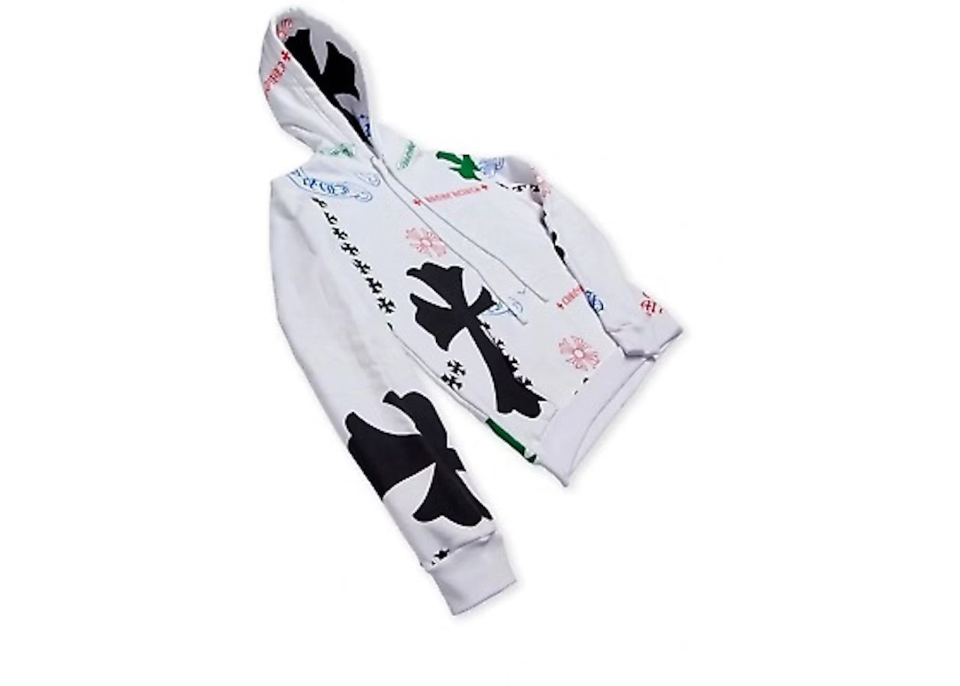 Chrome Hearts Stencil White Hoodie (USED)
