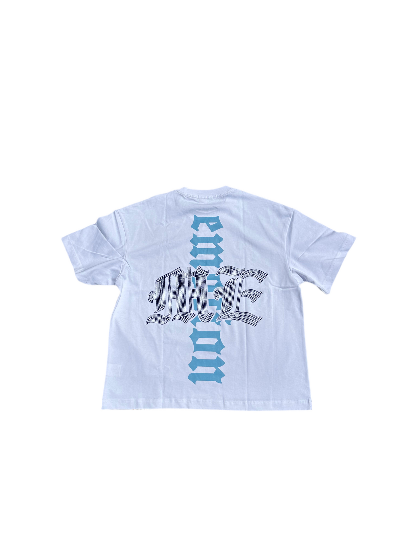Mixed Emotion White Angel Rhinestone Tee