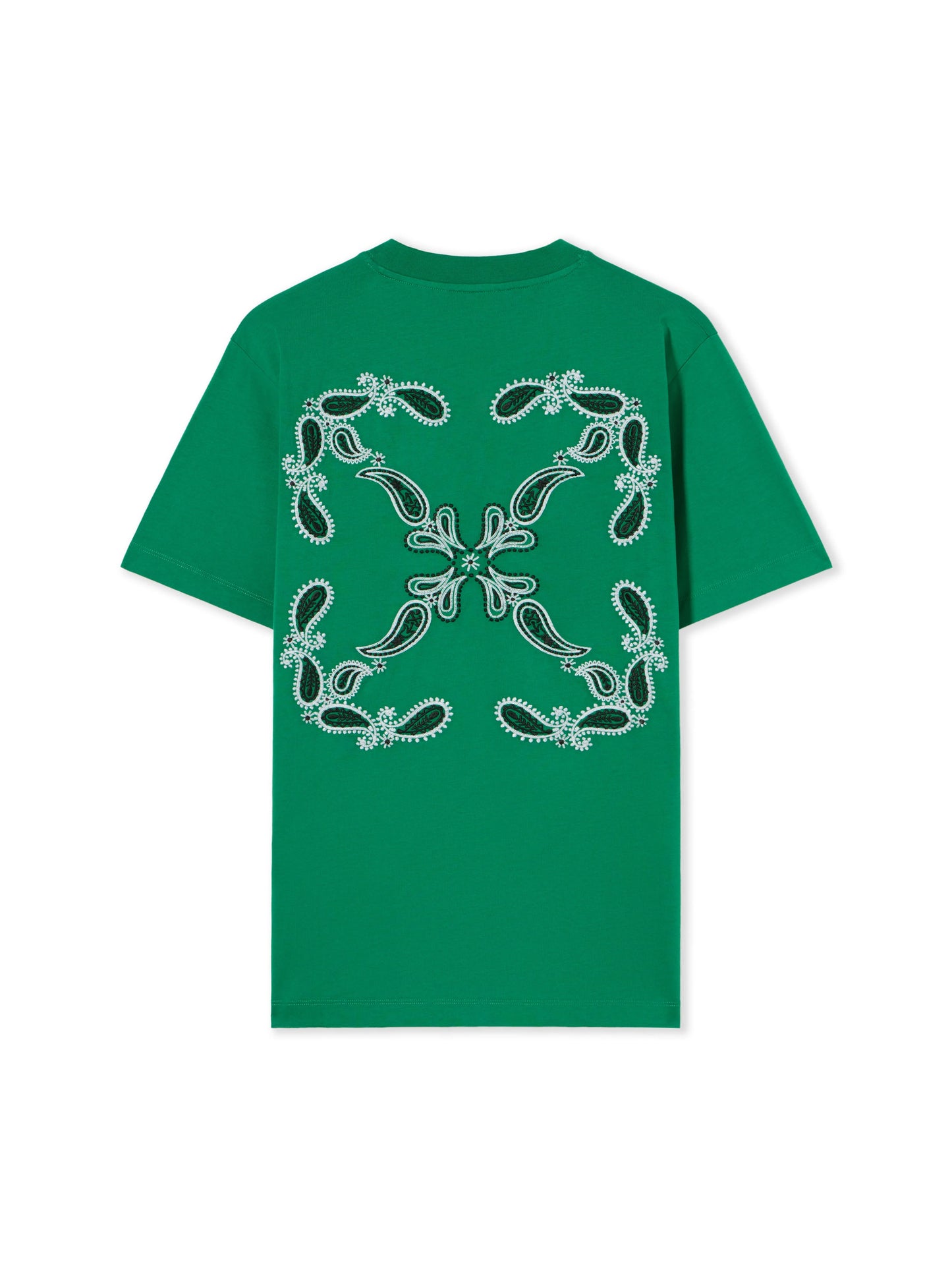 Off White Green Bandana Tee