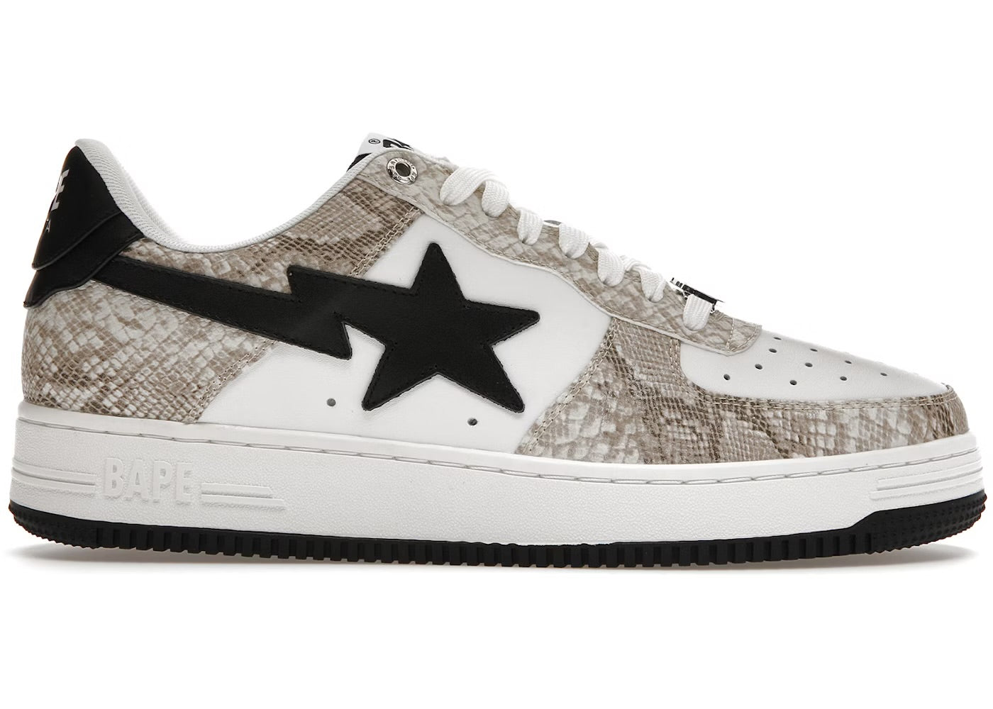 Bape Sta Snake Skin Beige