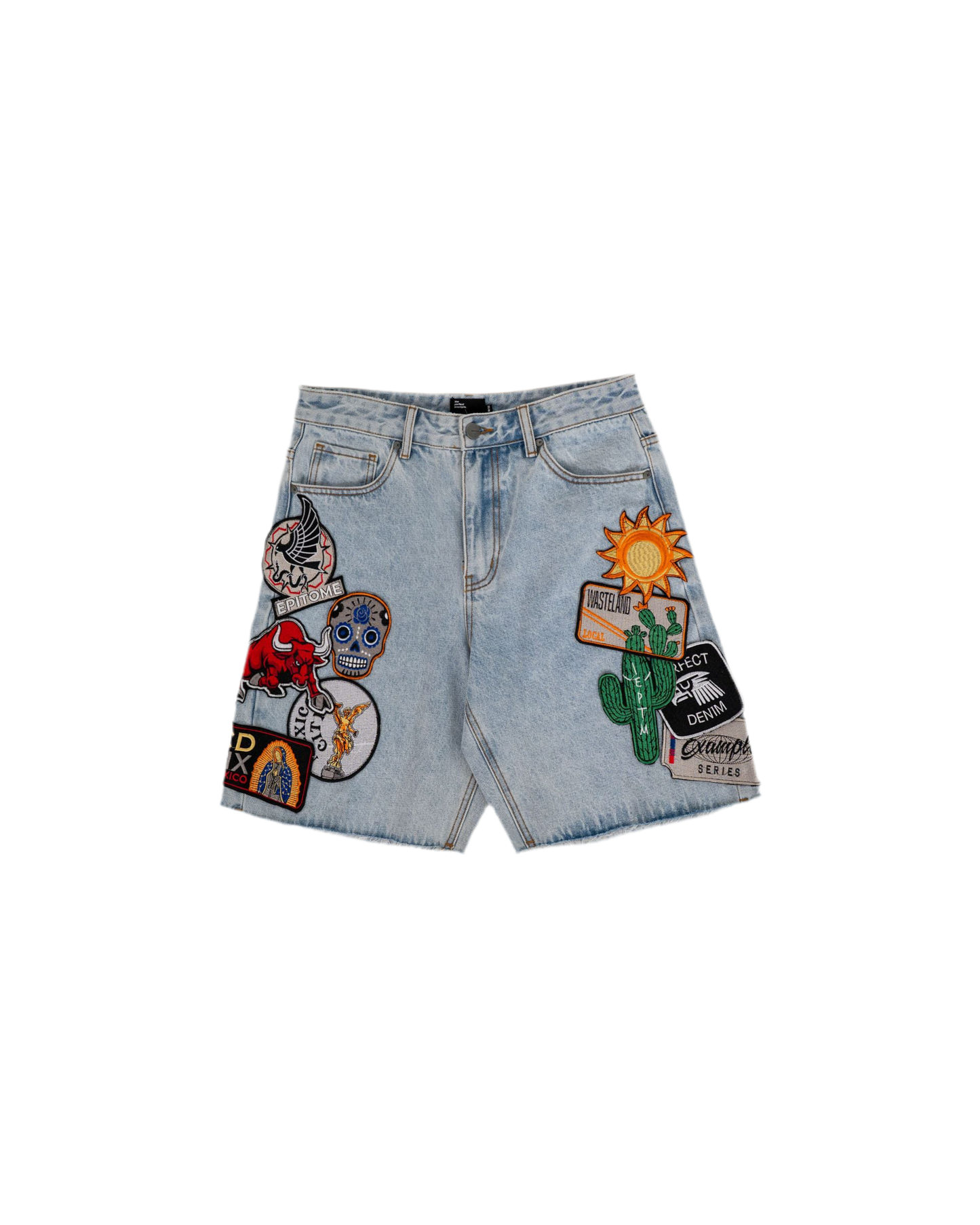 EPTM DIO DENIM SHORTS - BLUE