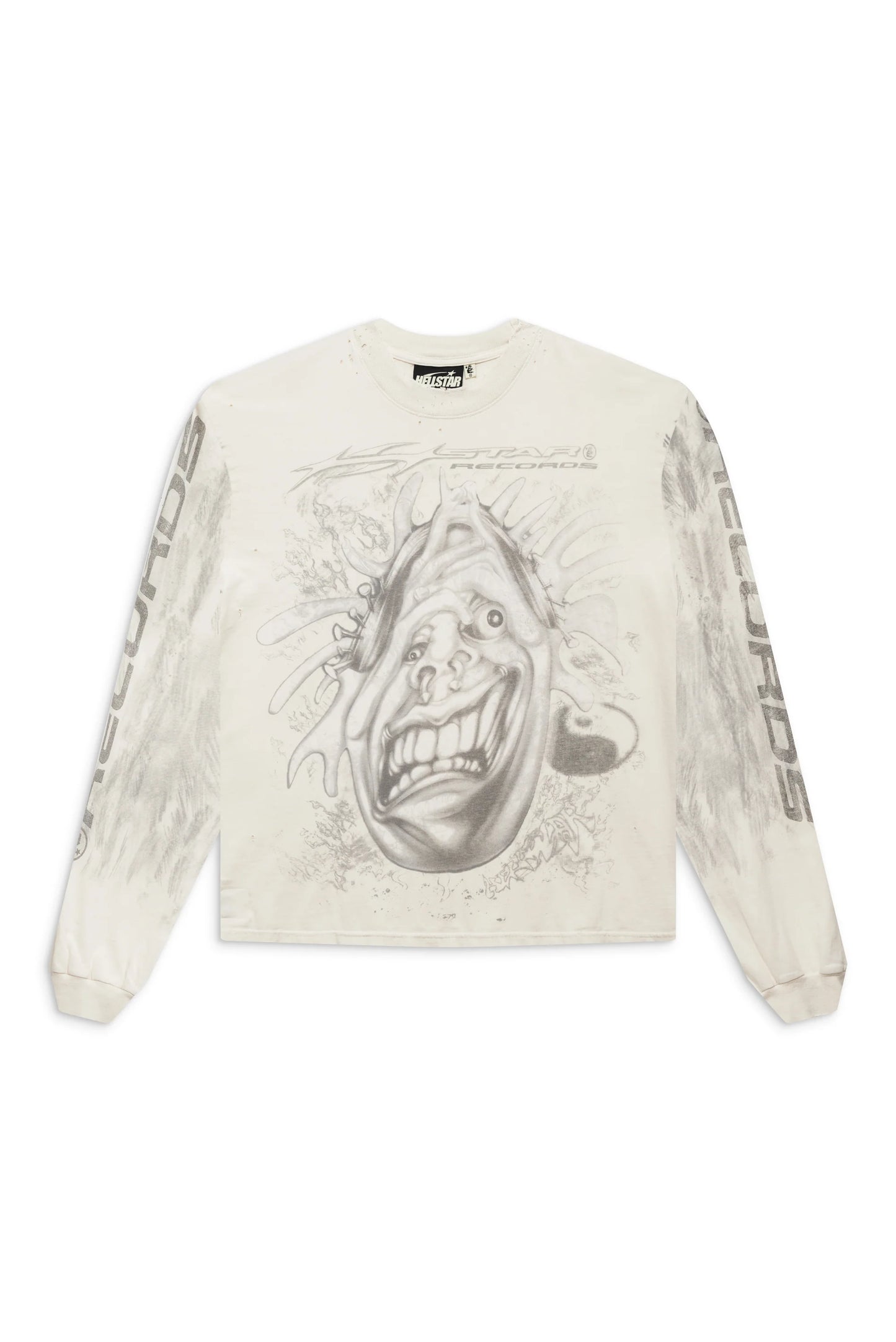 Hellstar Ogre Longsleeve White Tee