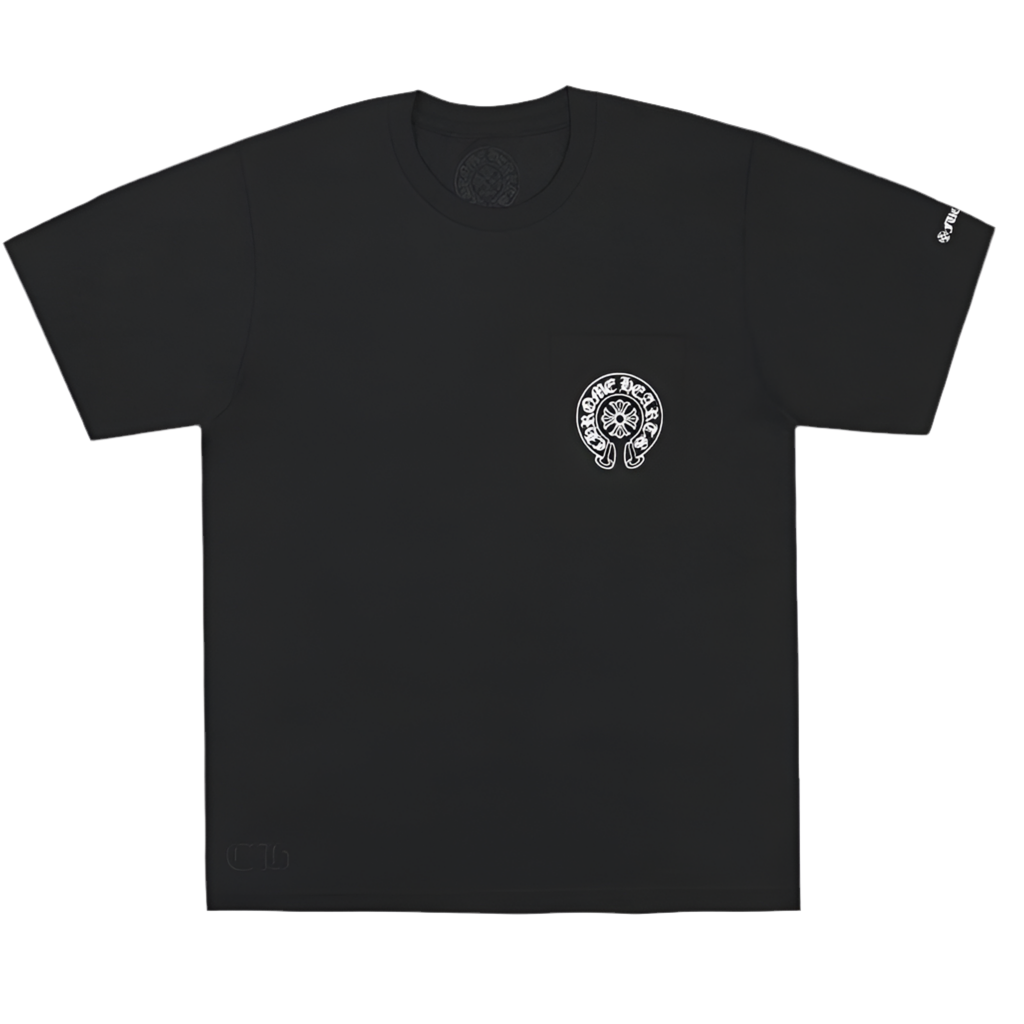 Chrome Hearts Classic Horseshoe Logo Short Sleeve T-shirt (USED)