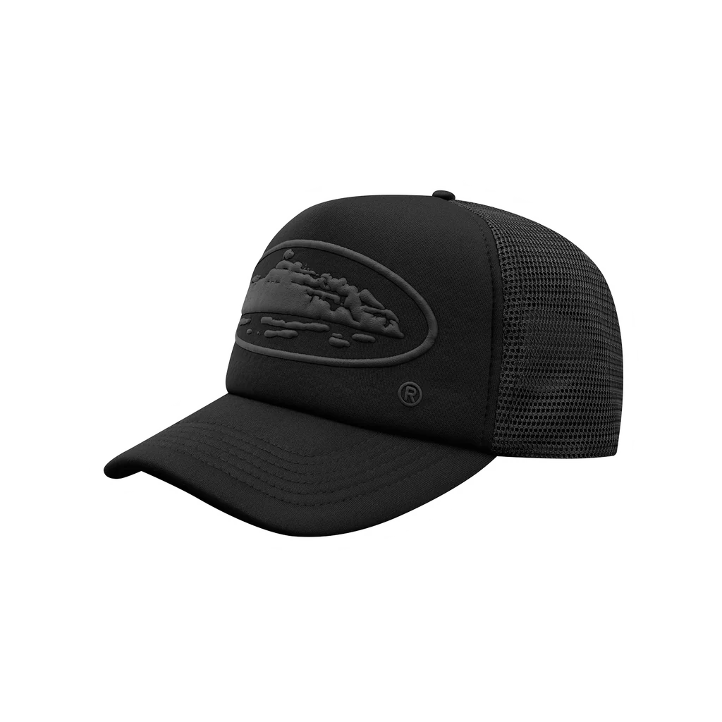 Corteiz Black Cap