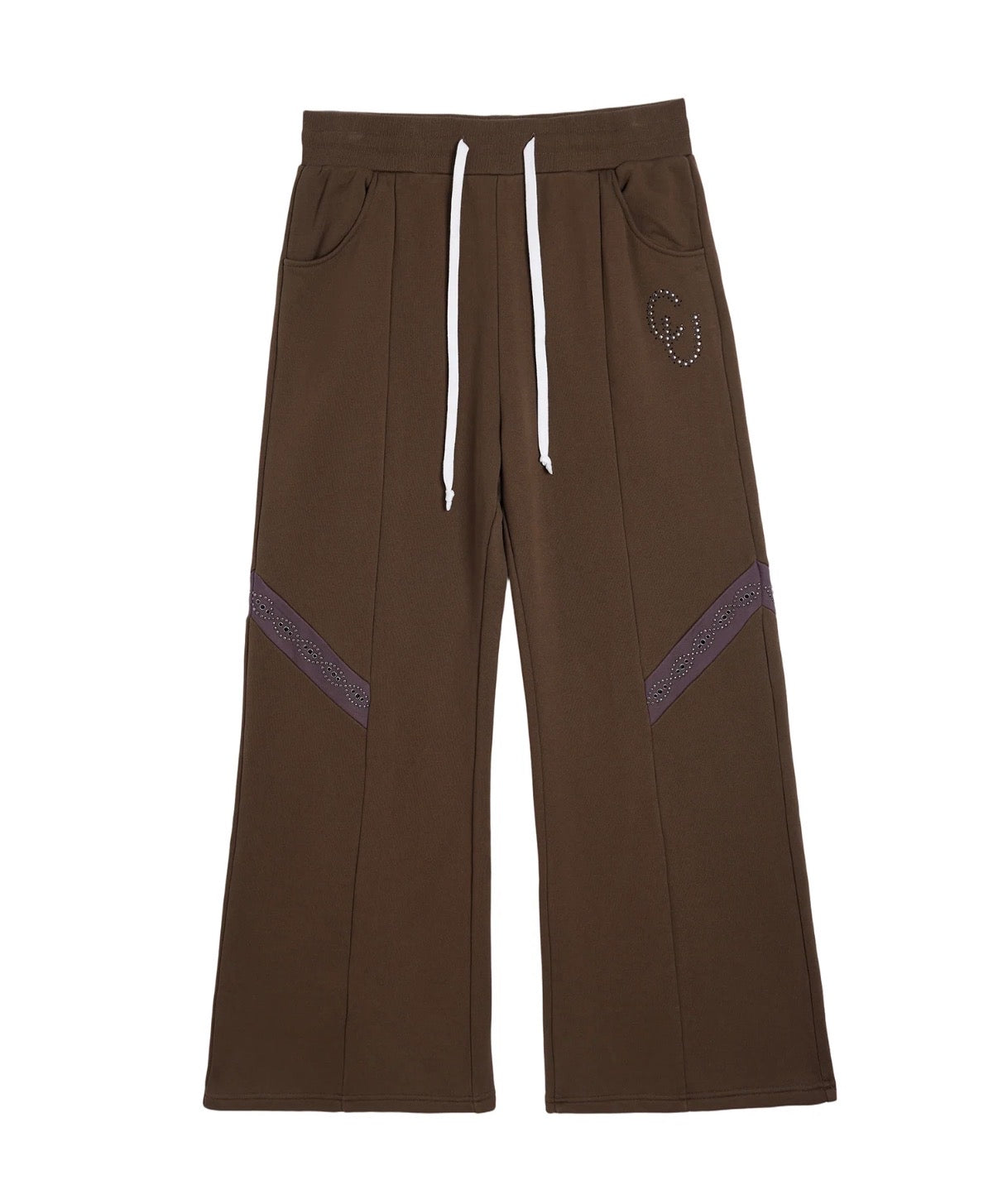 AZVA Crystal Cross Sweatpants