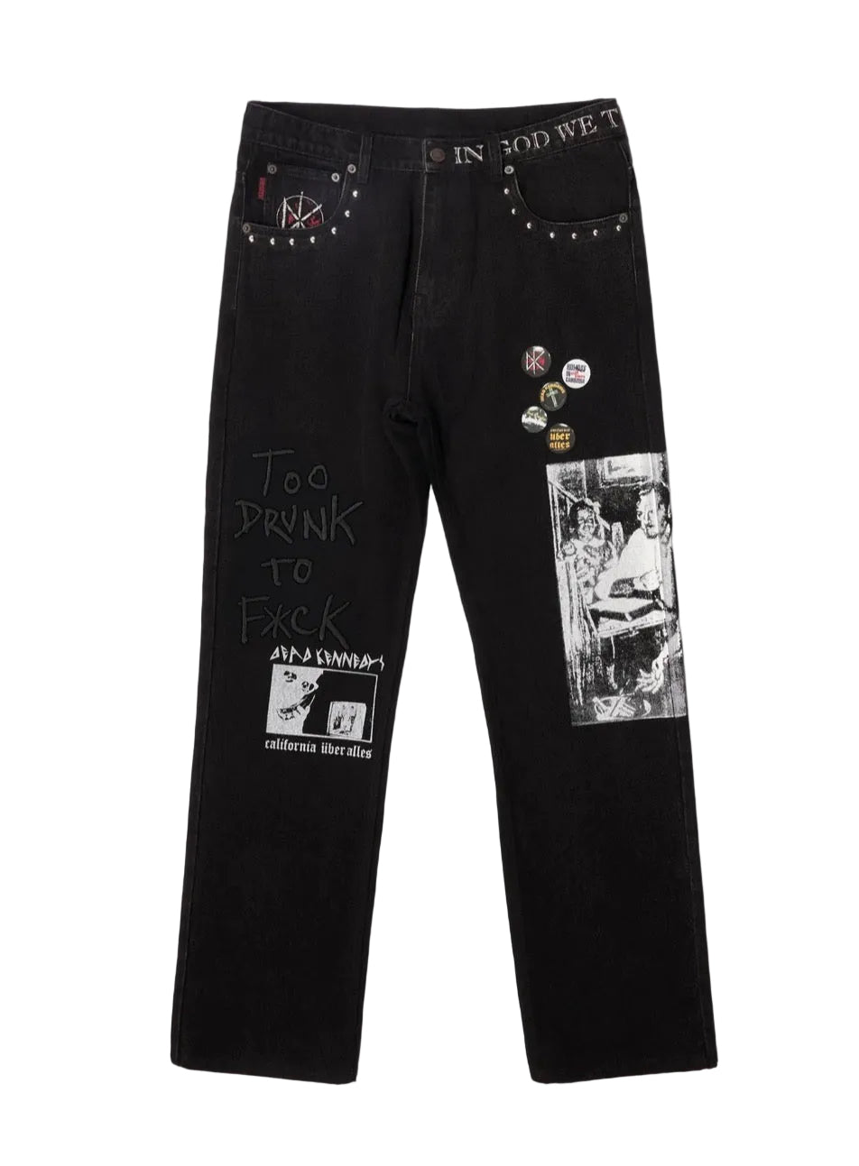 Pleasures DIY Straight Leg Jeans