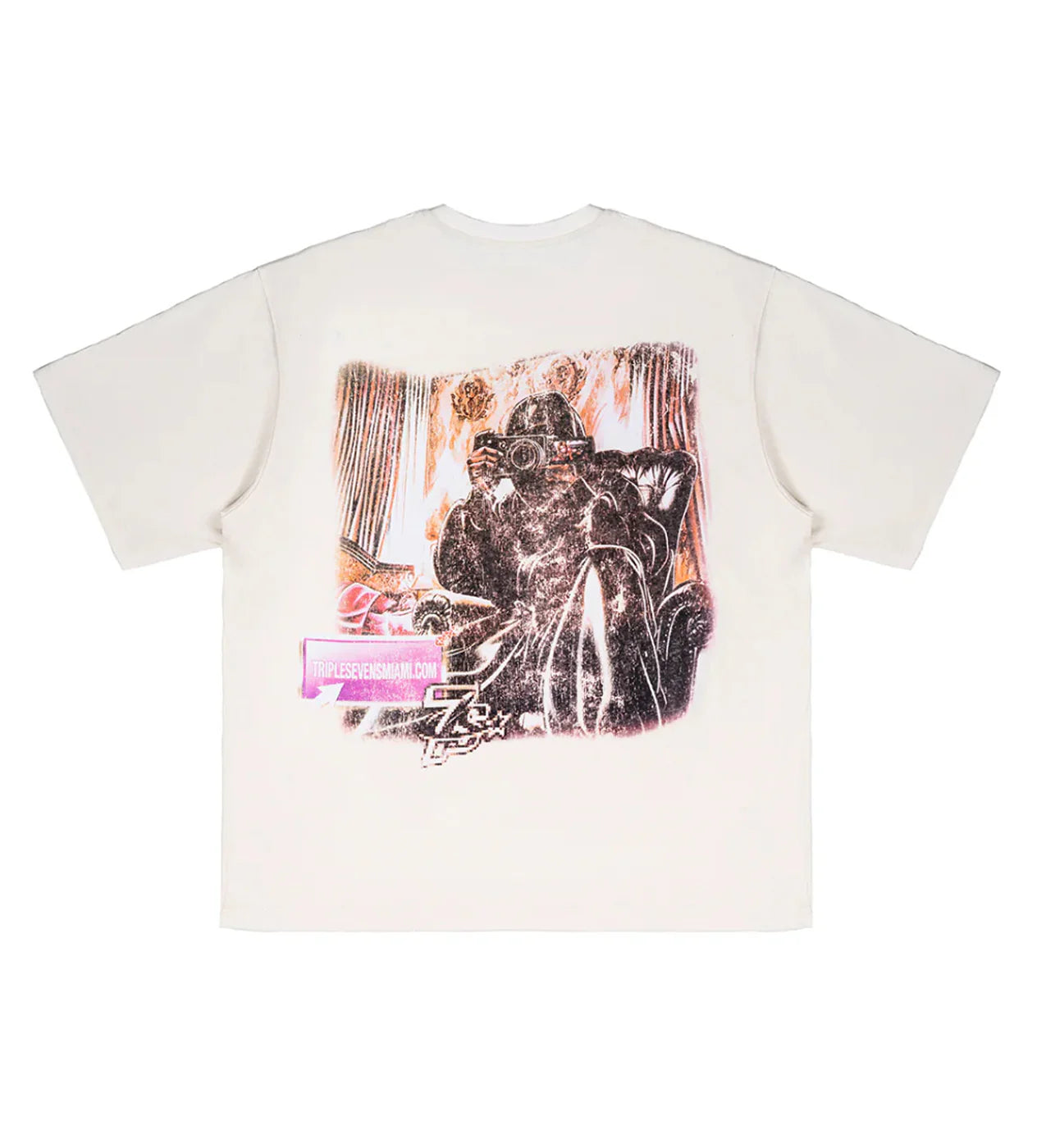 TRIPLE SEVENS FILMSTAR TEE WHITE