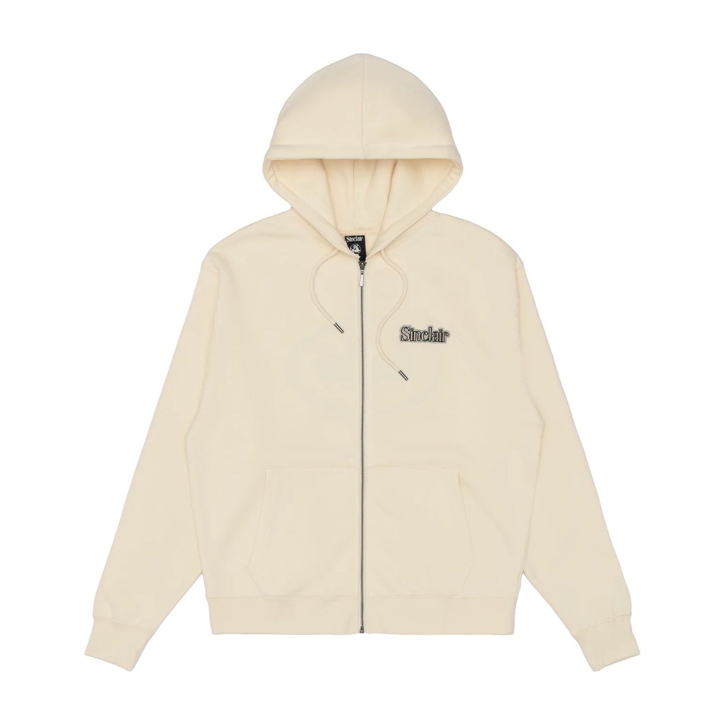 Sinclair Cream Zip Up Hoodie