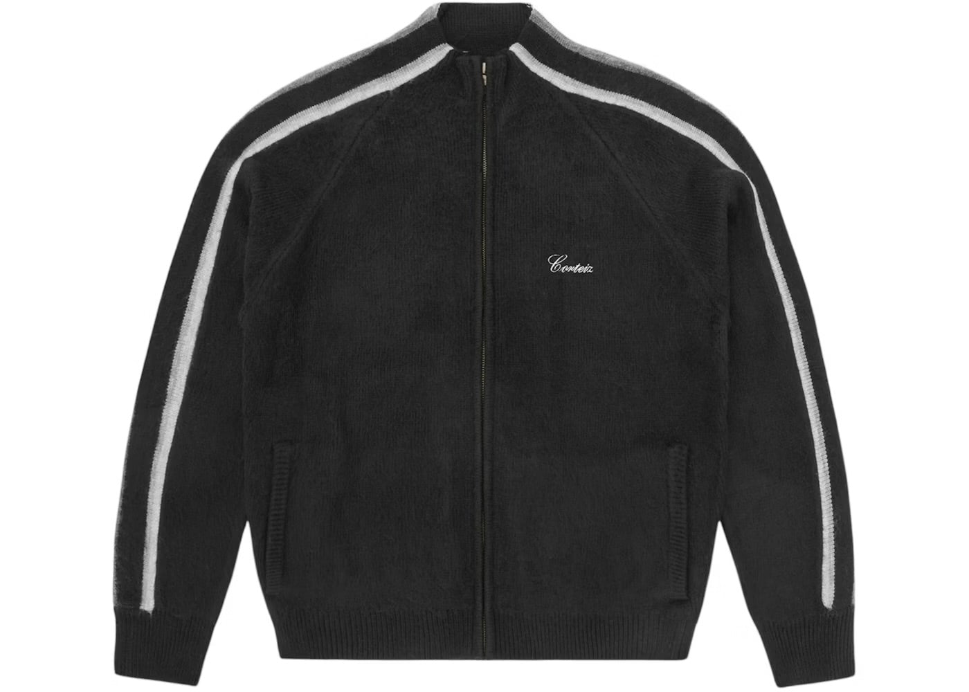 Corteiz Multi Stripe Knit Zip Up