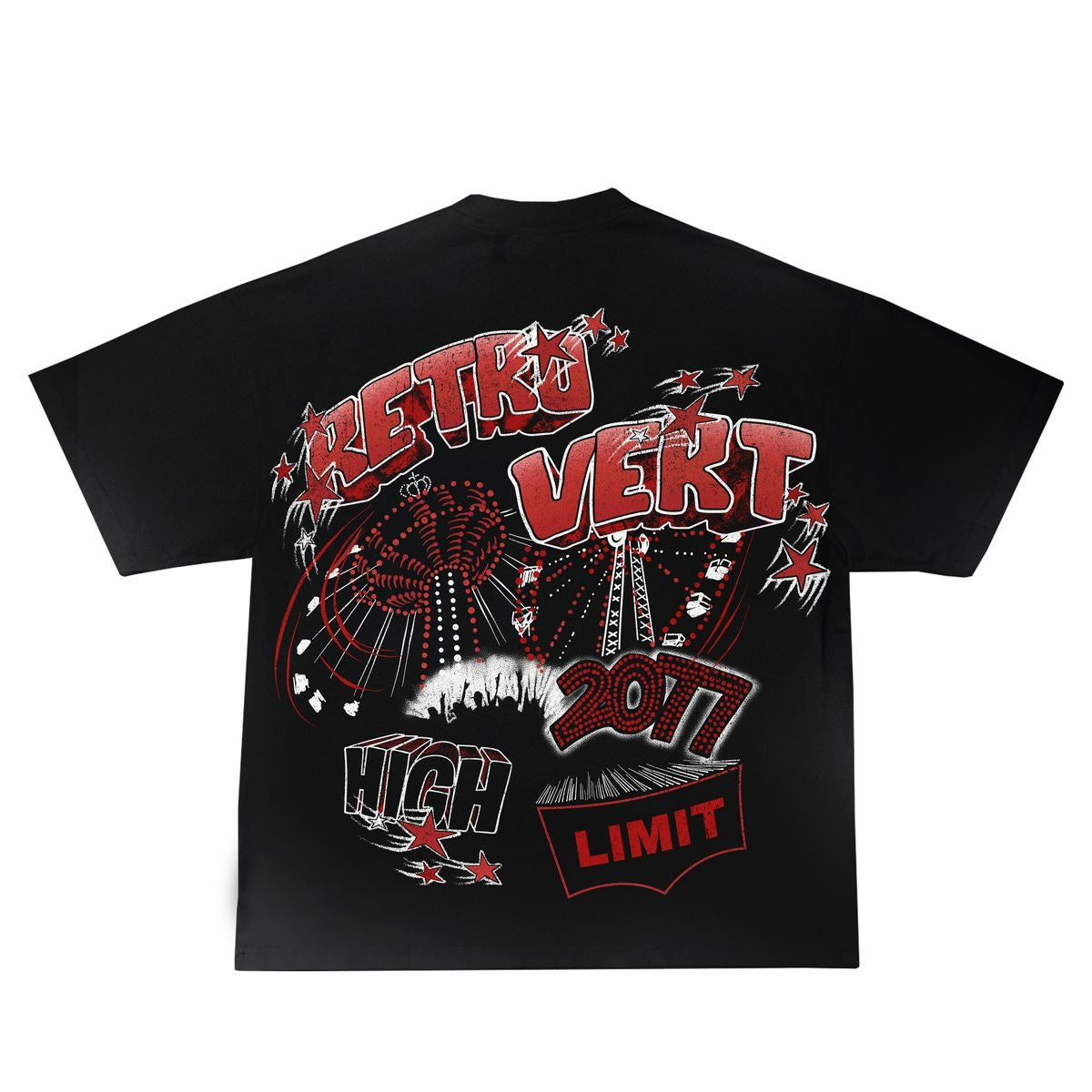Retrovert Black Festival Tee