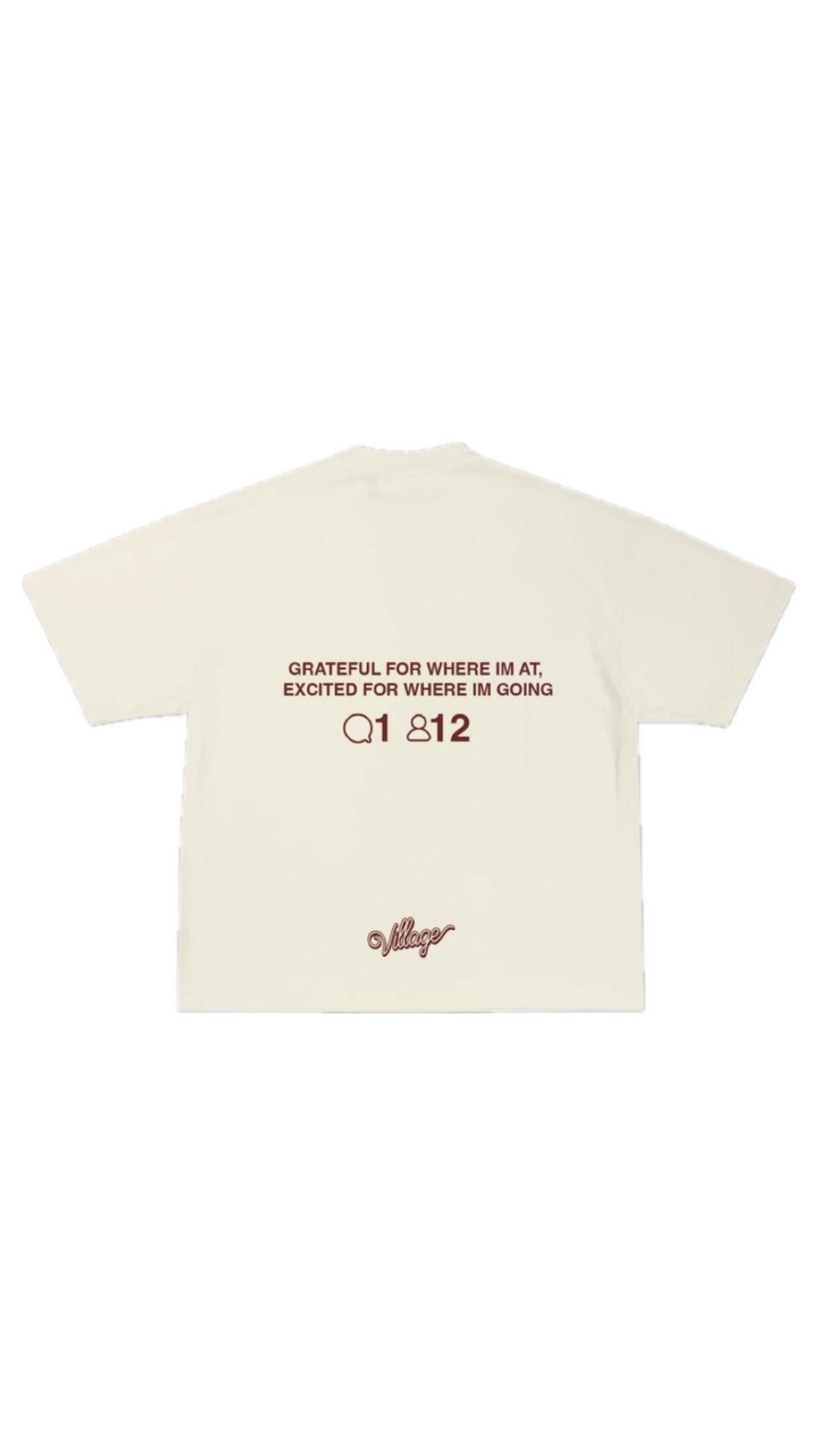 V!llage Cream Matthew Tee