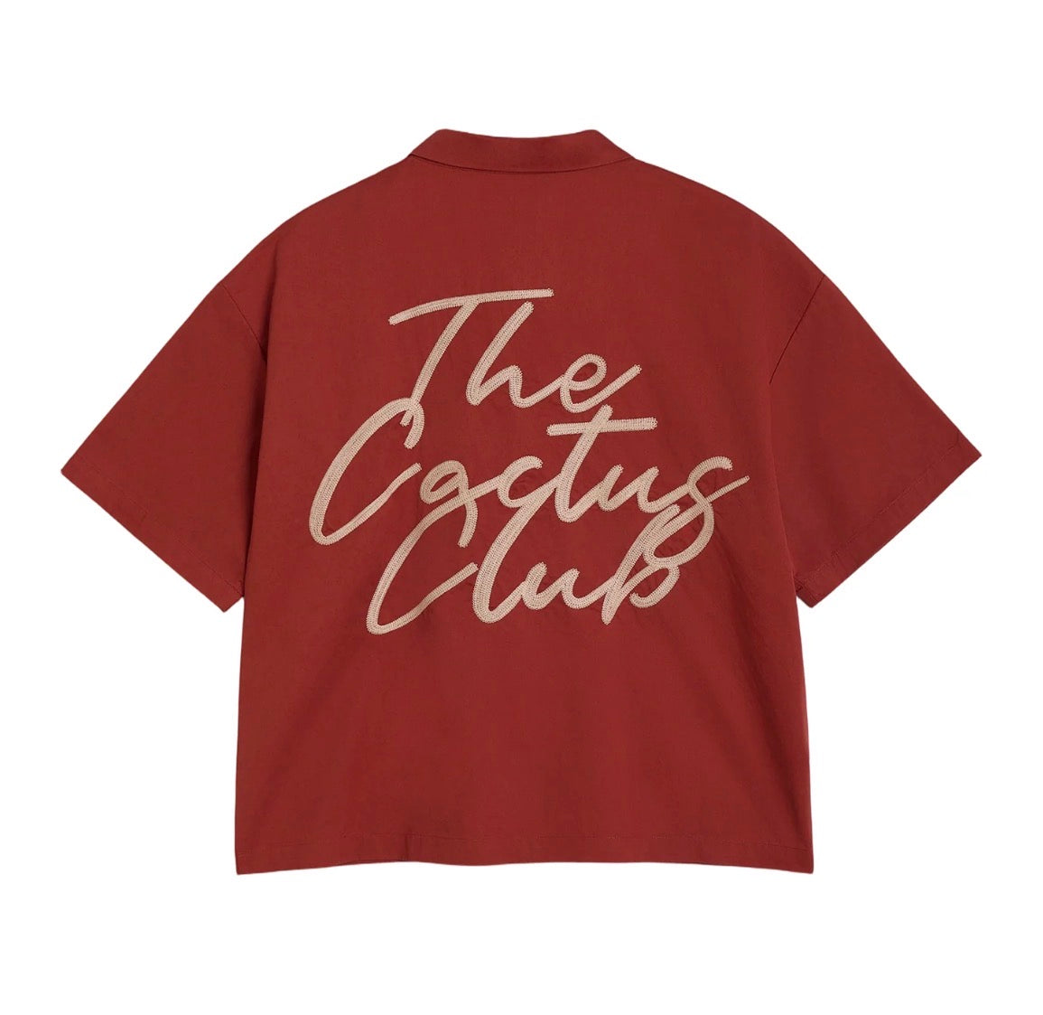AZVA RED BUTTON UP