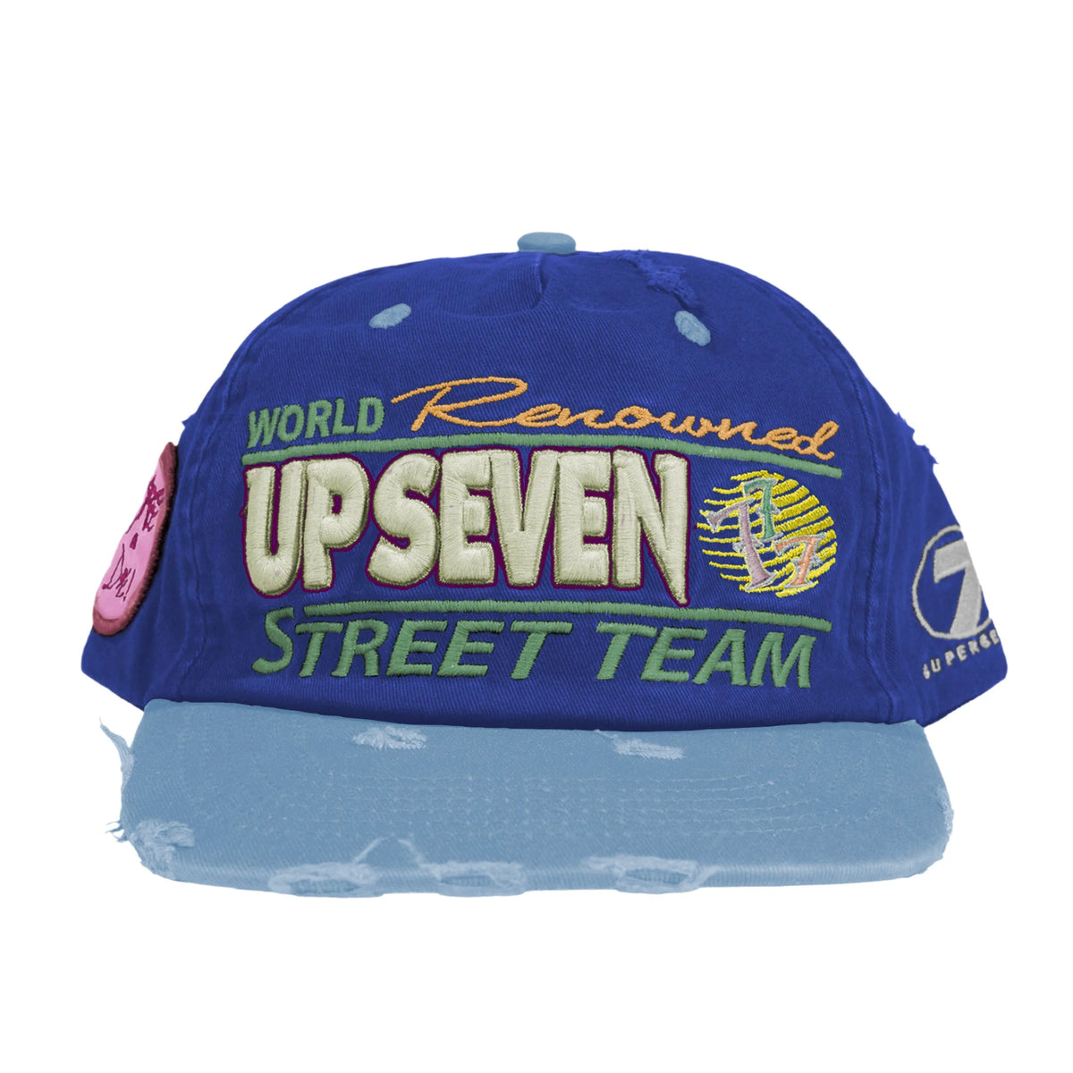 Up7Skate Blue Strip Intl Street Team Hat