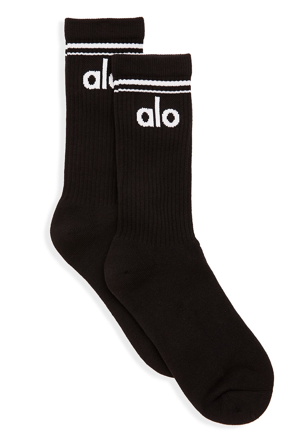Alo Throwback Black Socks