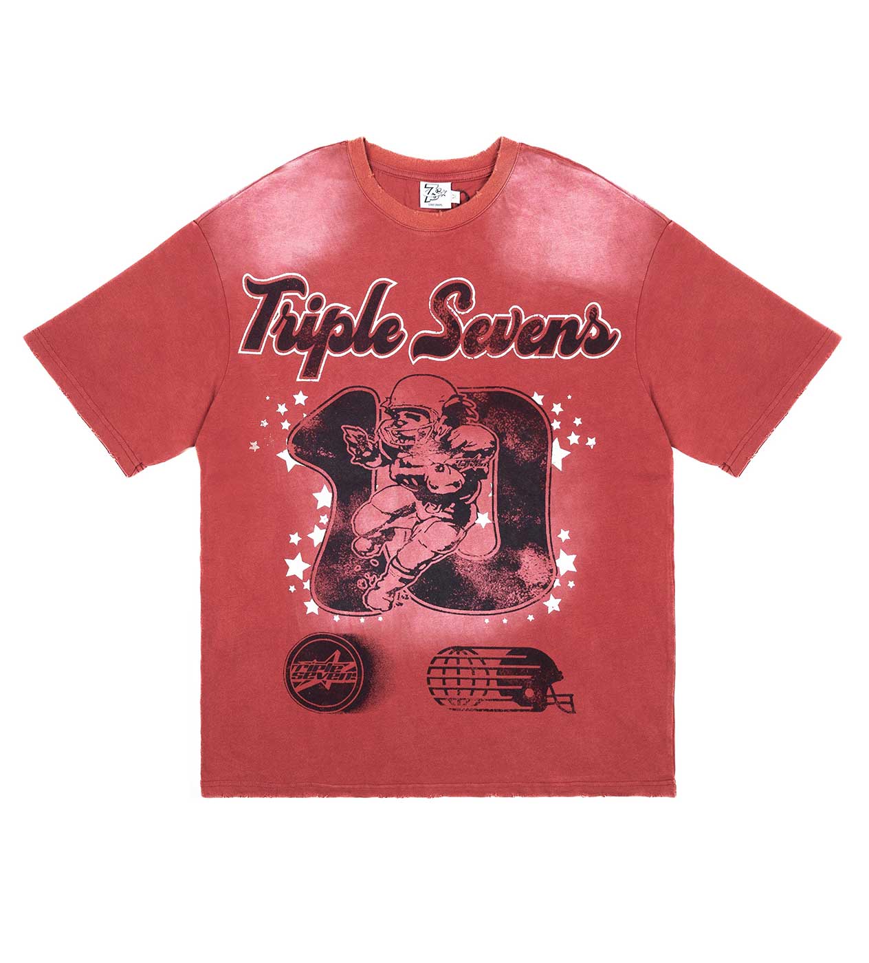TRIPLE SEVENS ALL STAR RED TEE