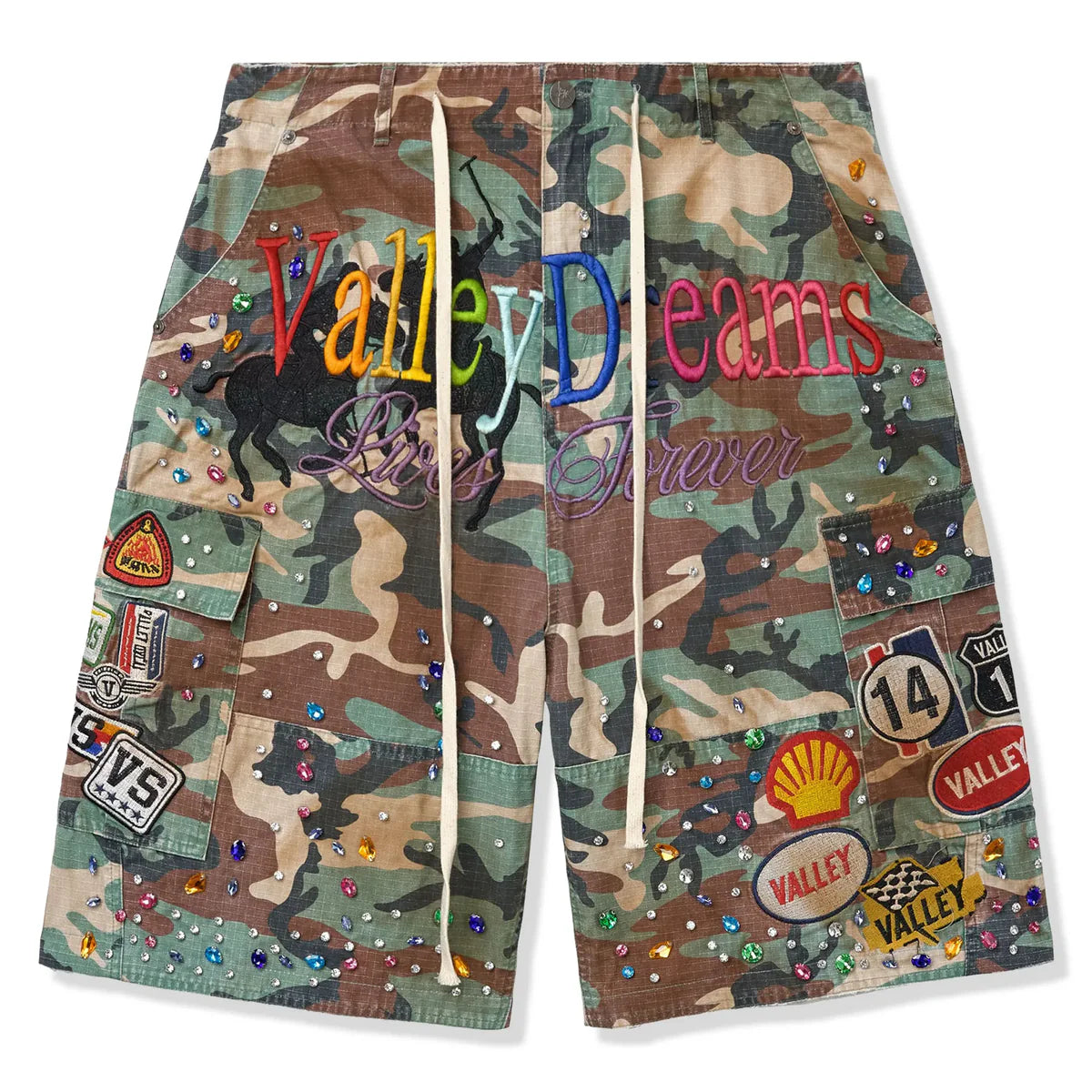 Vale Forever Valley DiY Camo Shorts