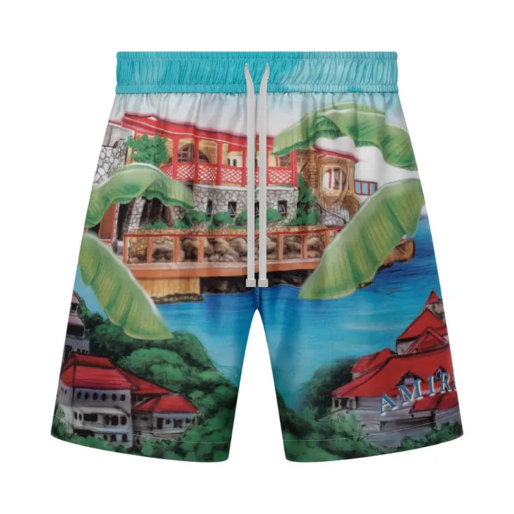 Amiri Eden Rock Silk Short