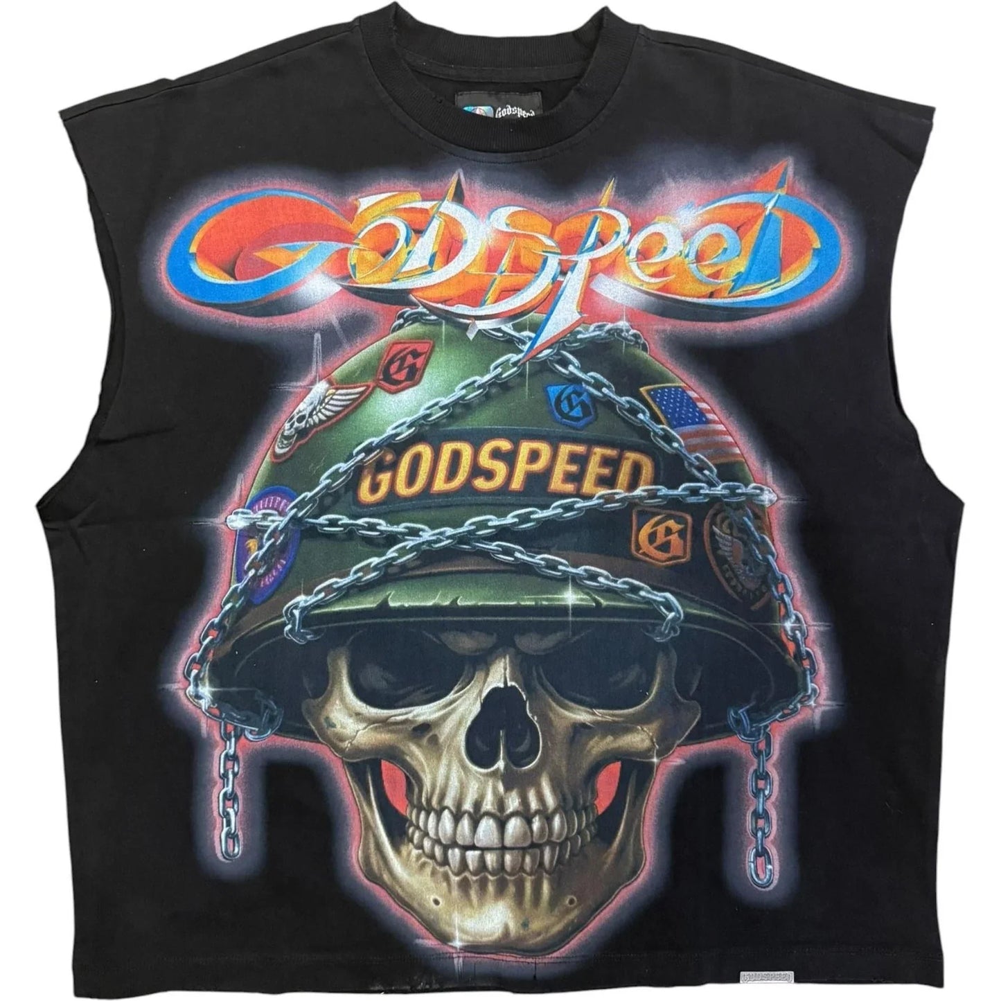 Godspeed Honor Of Badges Black Tee