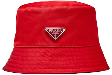 Prada Red Bucket Hat