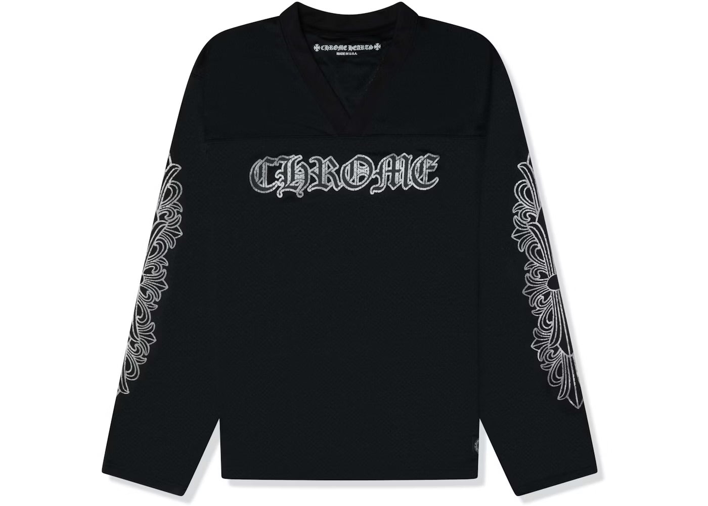 Chrome Hearts Black Mesh Hockey Jersey