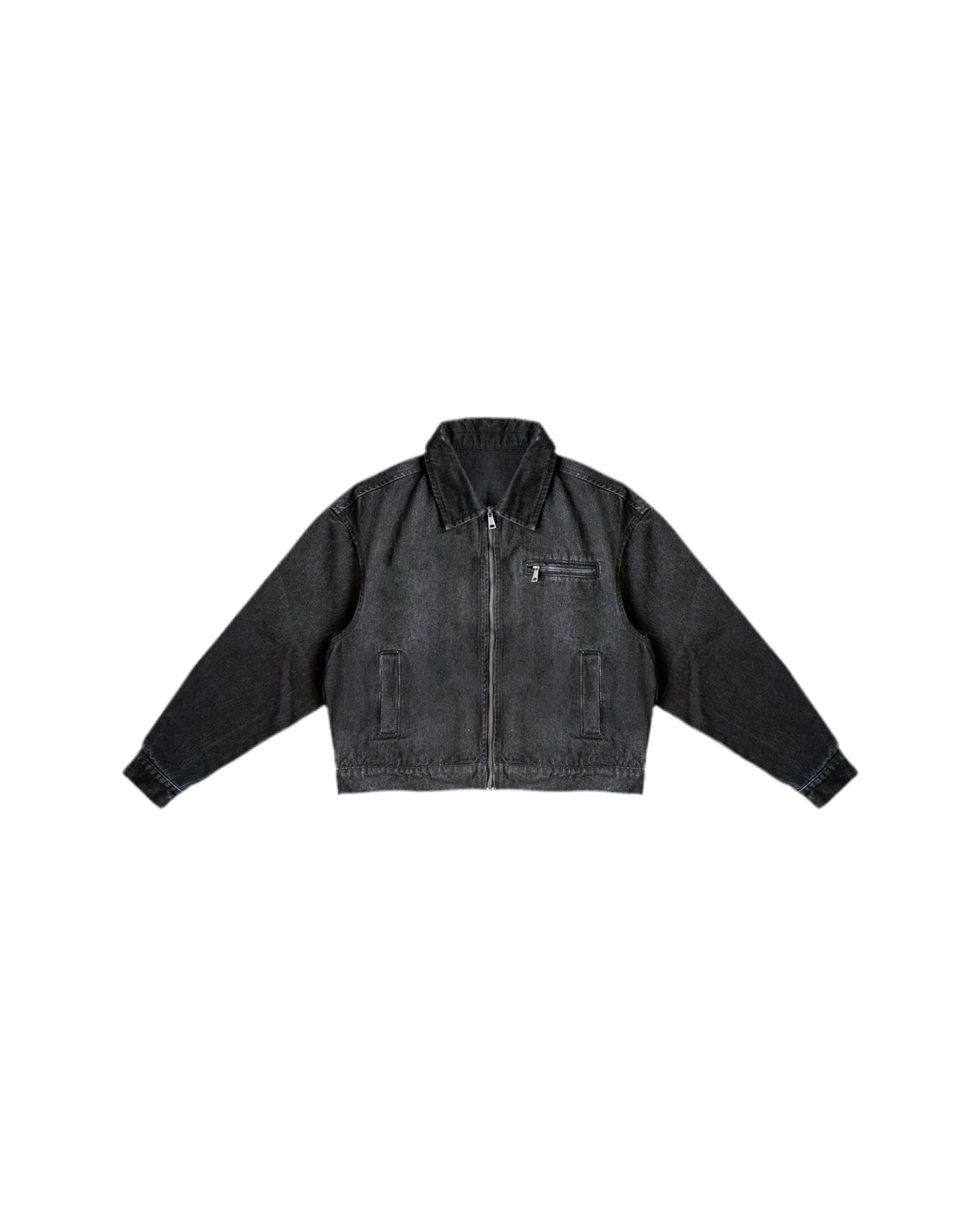 EPTM DENIM SHACKET - BLACK