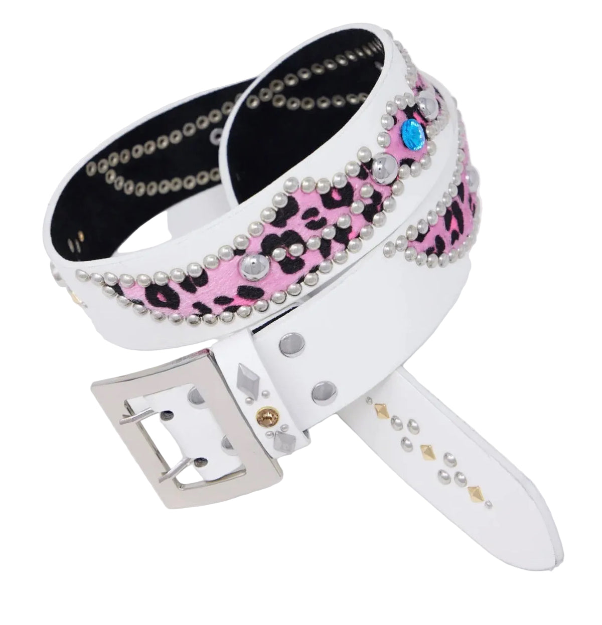 MNML Vintage Python White Belt
