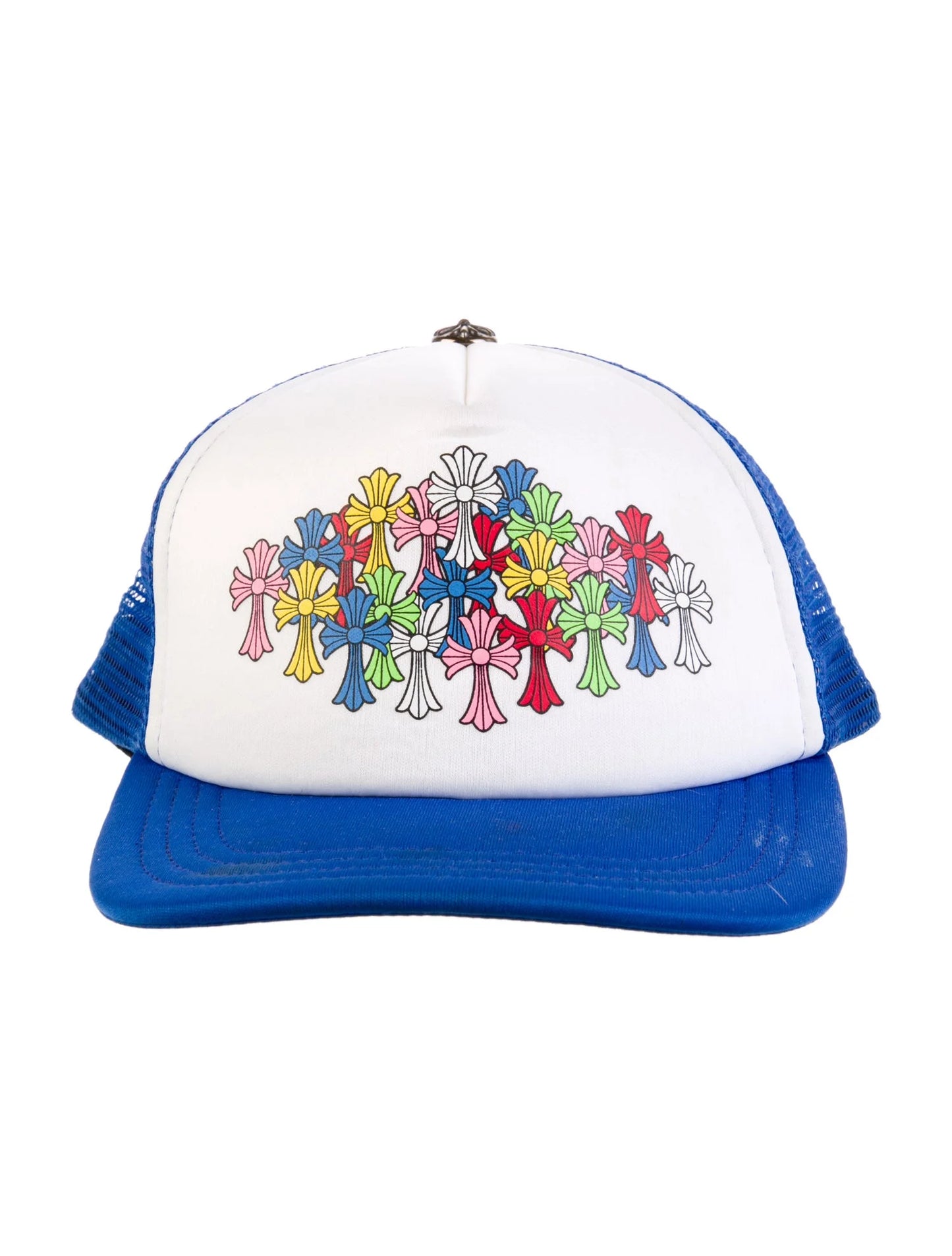 Chrome Hearts Multicolor Cross Trucker Cap (USED)
