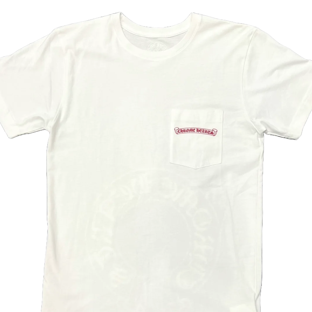 Chrome Hearts Tonal Horseshoe White LS Tee