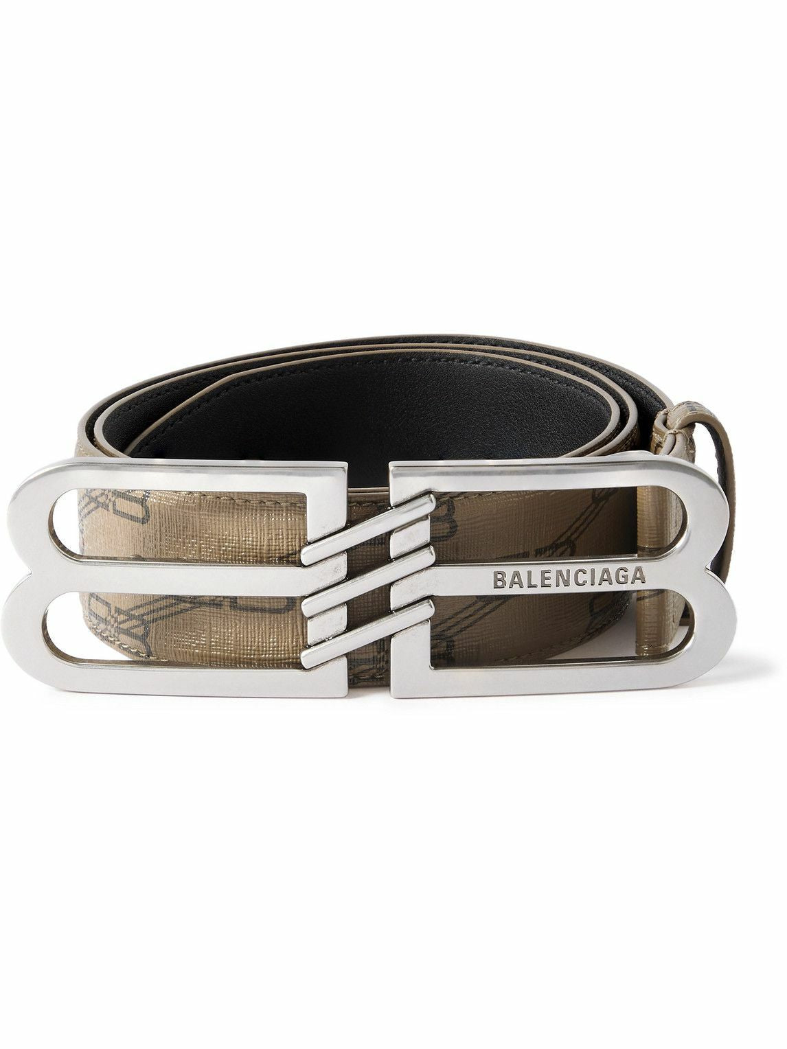 Balenciaga Brown Monogram Belt