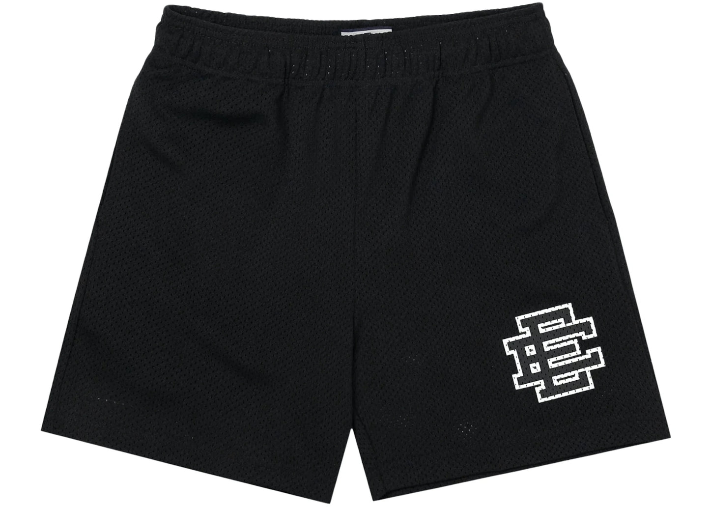 Eric Emanuel Letter White Outline Black Shorts
