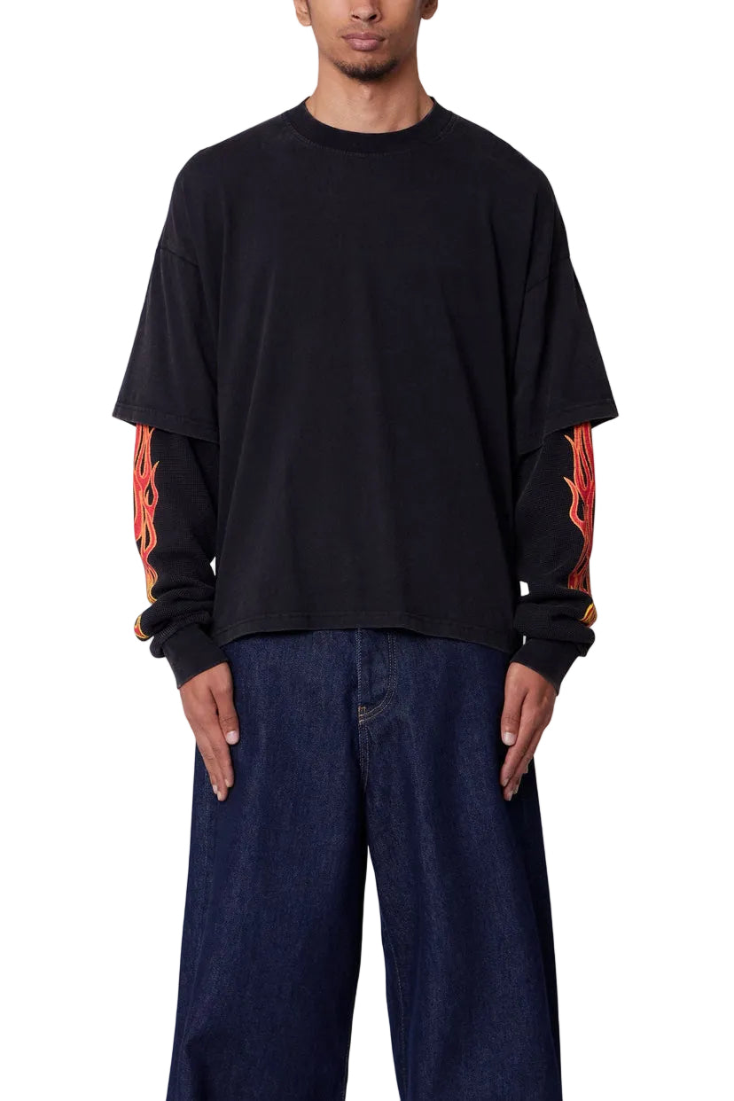 MNML Double Layer Thermal Sleeve Tee