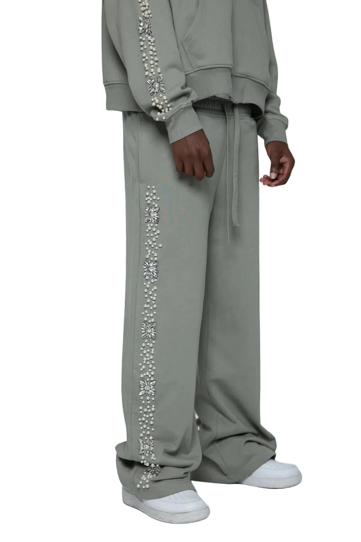 Fraternal Olive What The Pearl Sweatpants