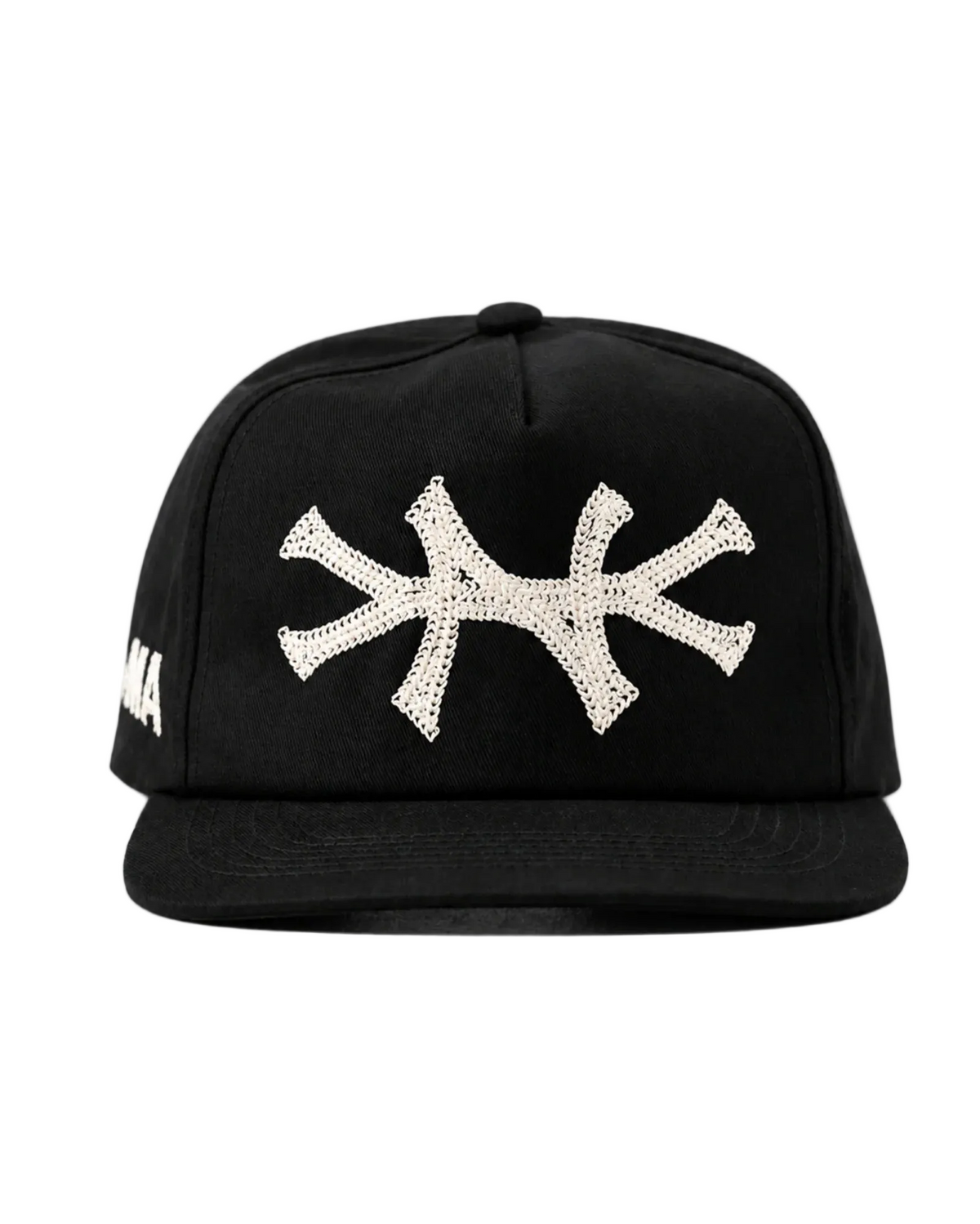 Oma NY Chain Stitch Black Cap