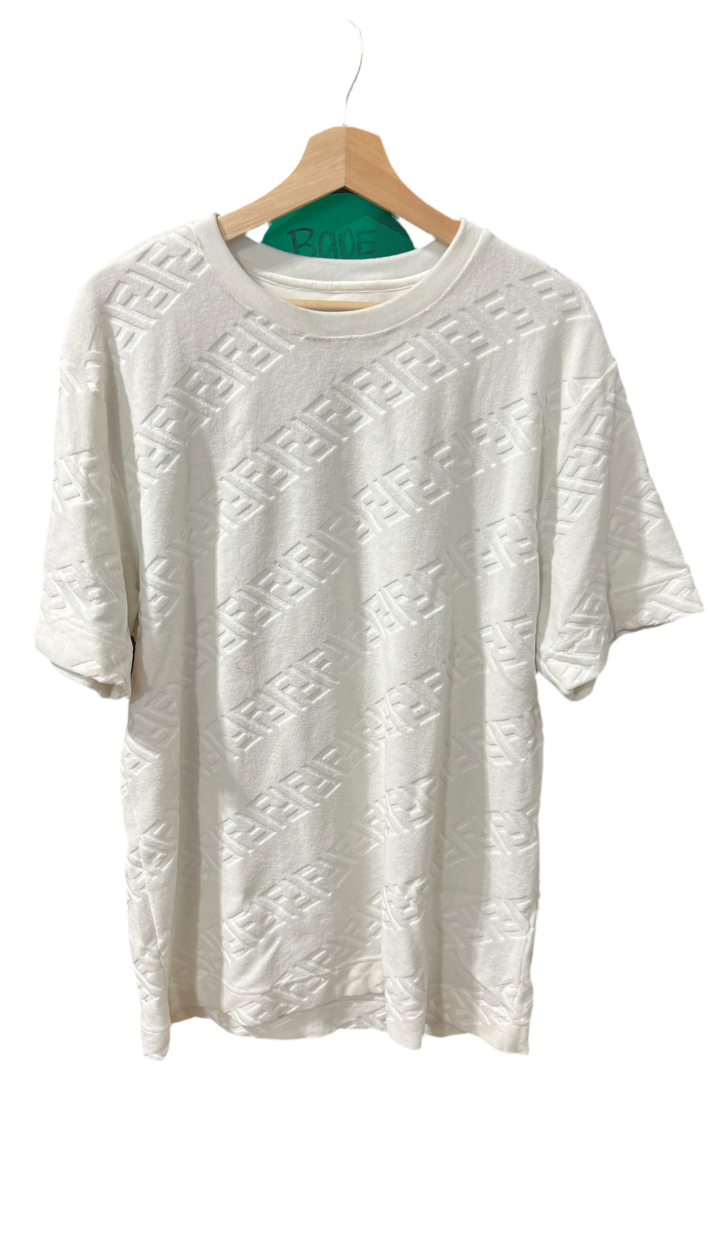 Fendi Monogram Towel White Tee (USED)