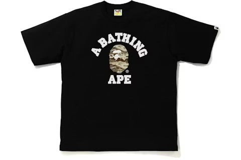 Bape Desert Camo College Tee