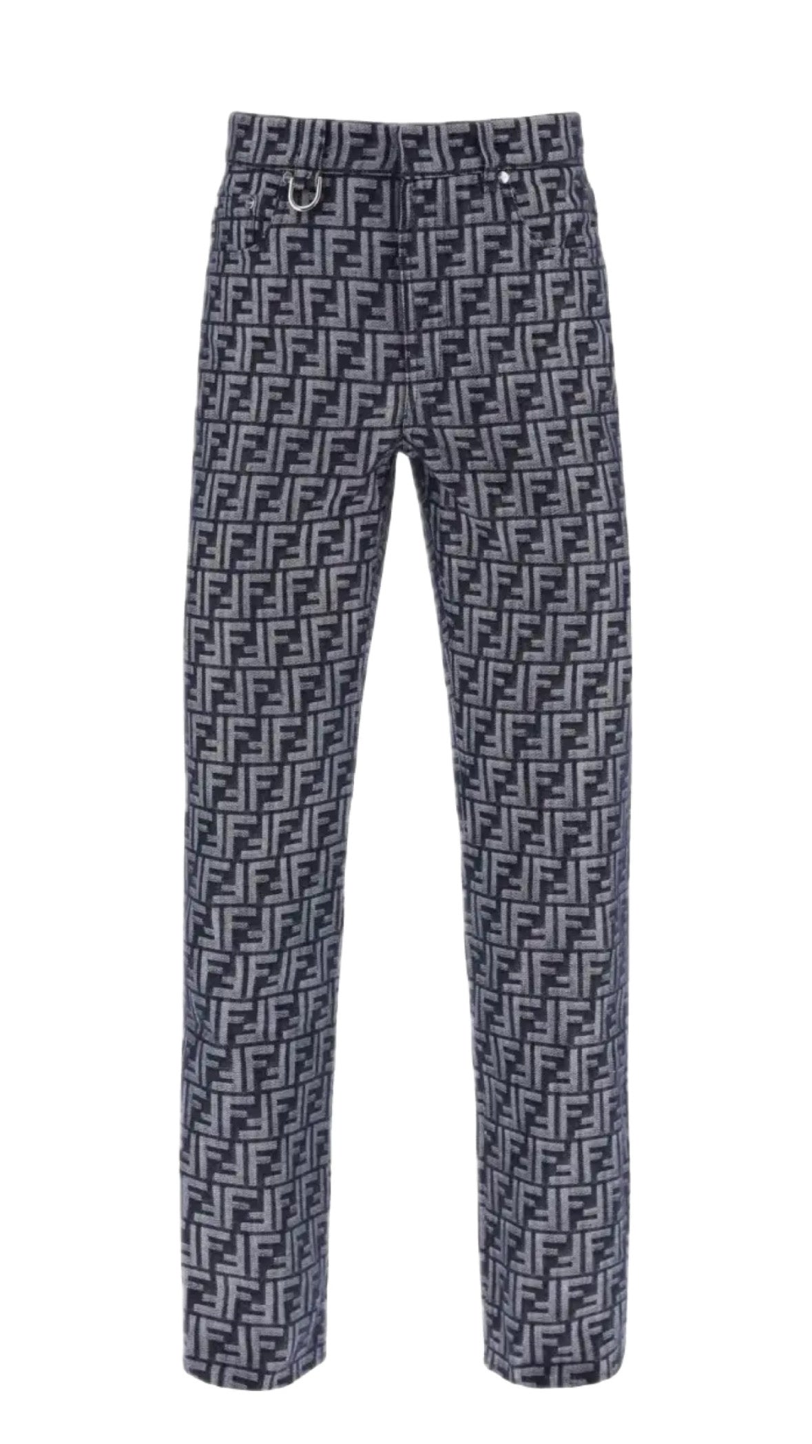 Fendi FF Logo Windbreaker Zucca Blue Set