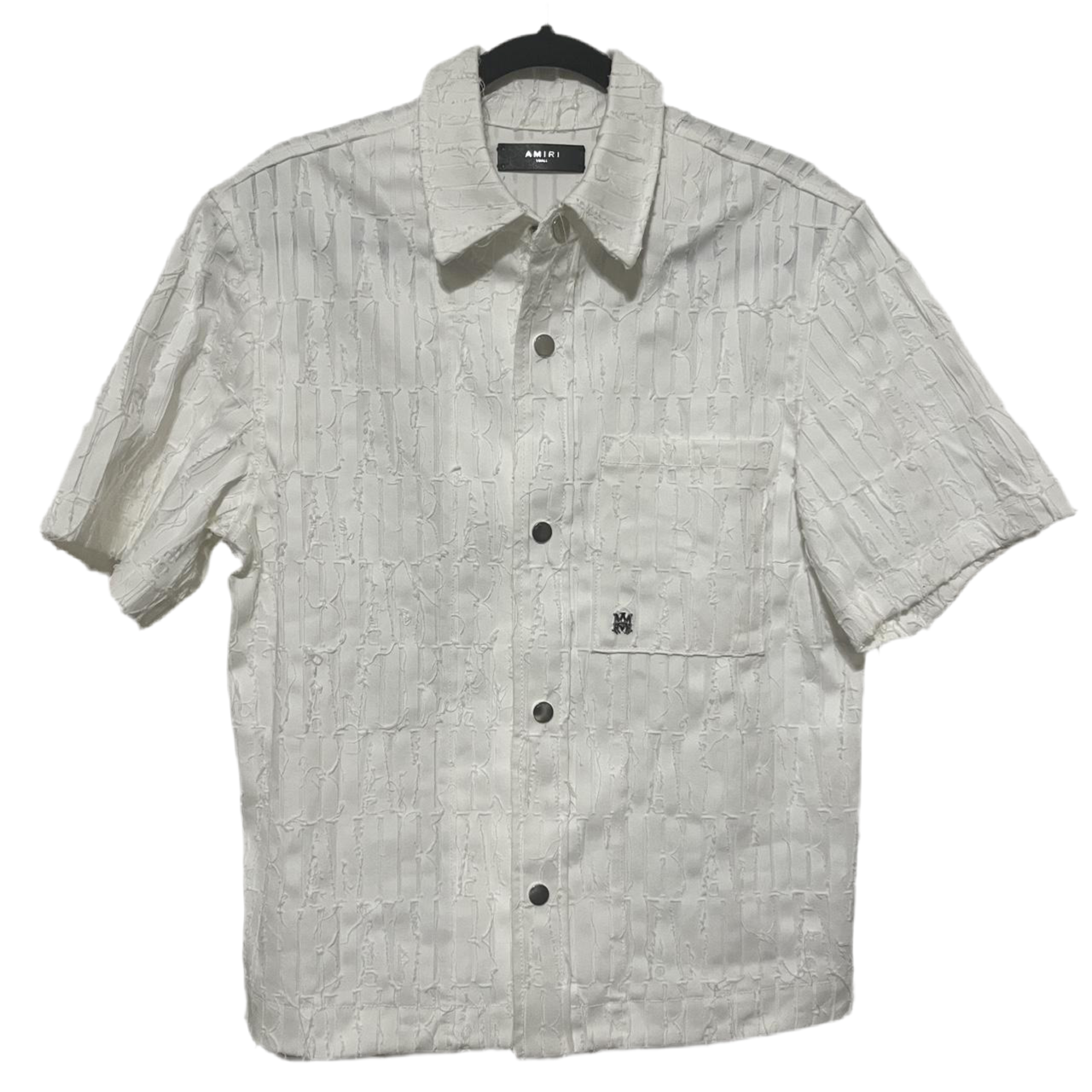 Amiri Jacquard White Button Up