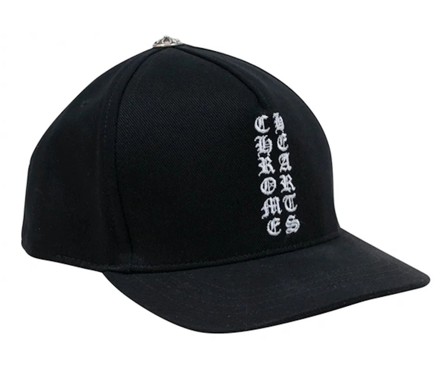 Chrome Hearts Vertical Logo Black Cap