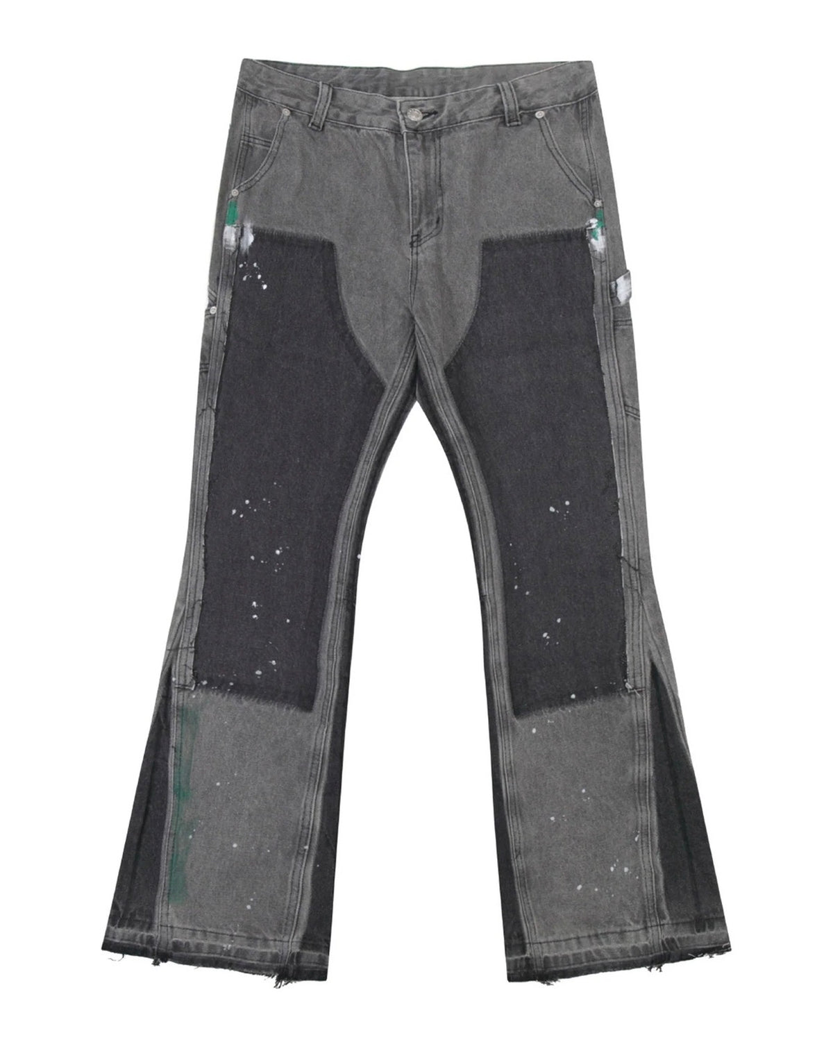Undeveloped Grey Split Painters Denim