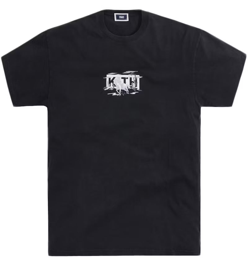 Kith Cowgirl Classic Logo Vintage Black Tee
