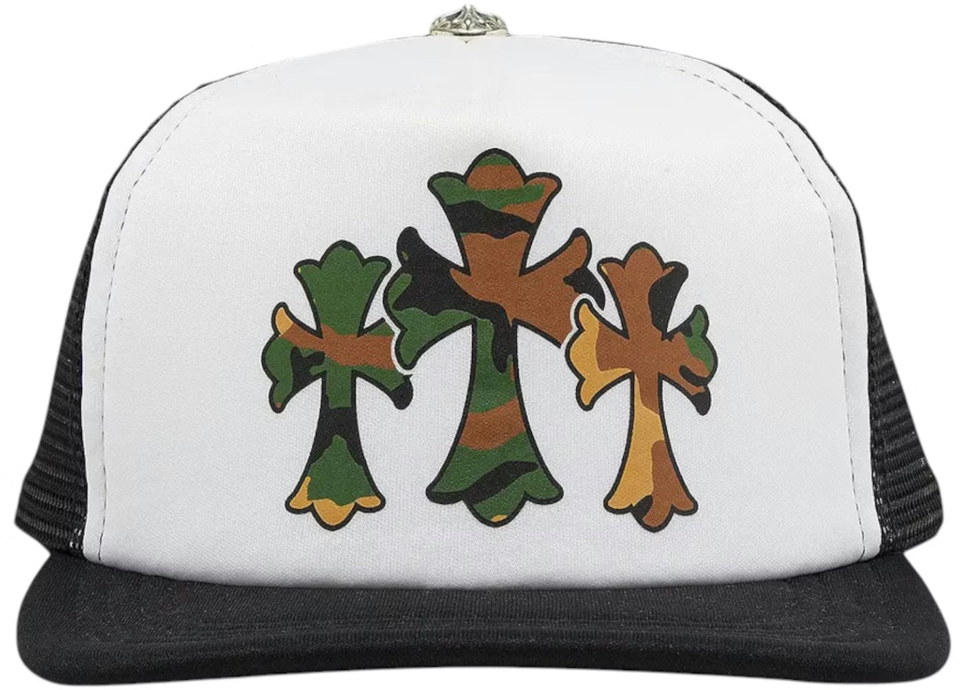 Chrome Hearts Triple Cross Trucker Cap