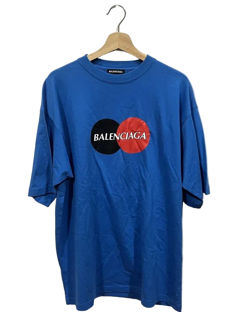 Balenciaga Mastercard Blue Tee