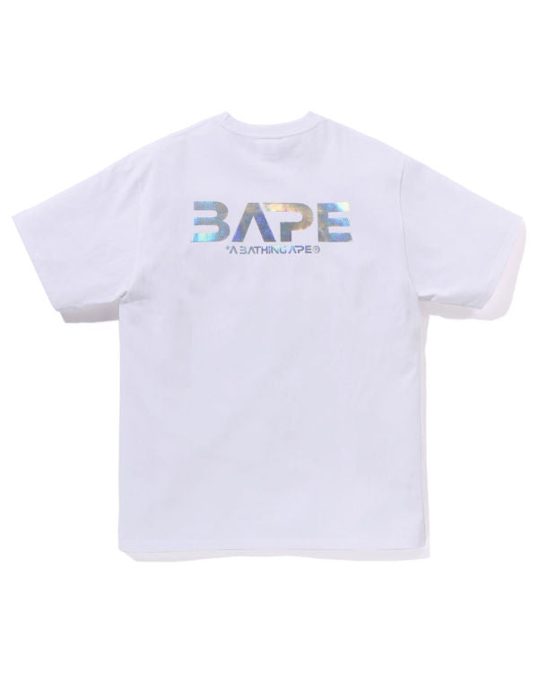 Bape Moon Photo Ape Head White Tee