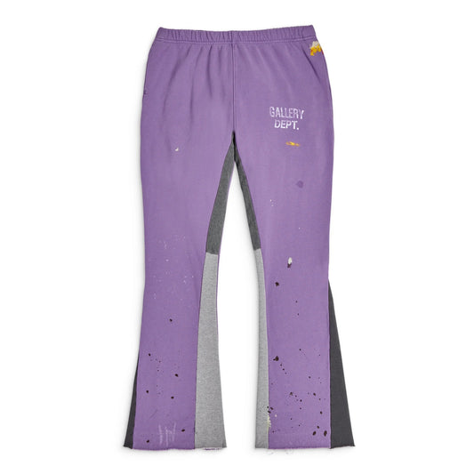 Gallery Dept. Painted Flare Purple Sweatpants