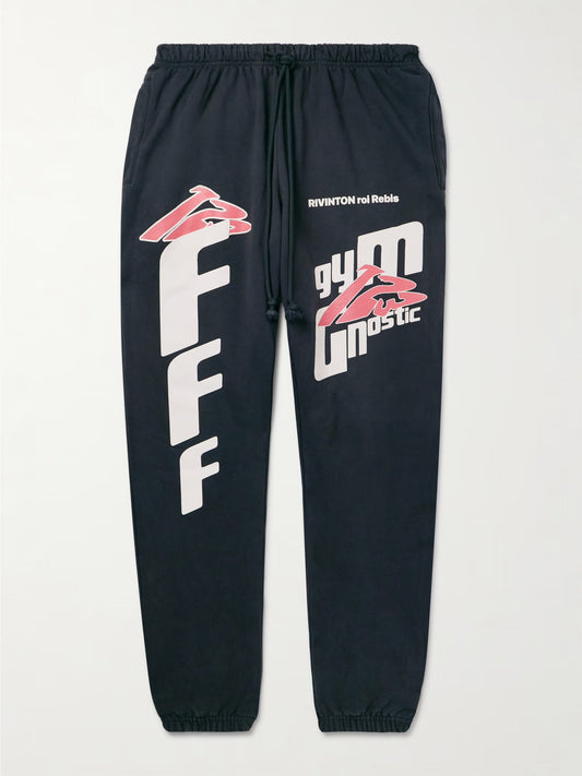 RRR123’s Fasting for Faster Tapered Printed Cotton-Jersey Sweatpants