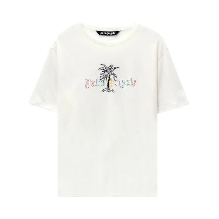 Palm Angels Linen Collar Tee