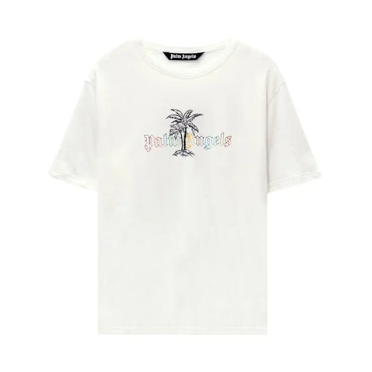Palm Angels Linen Collar Tee