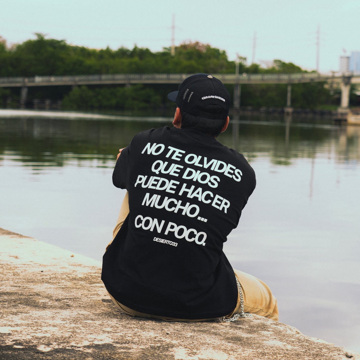 Desierto Tres Tres Black Tee