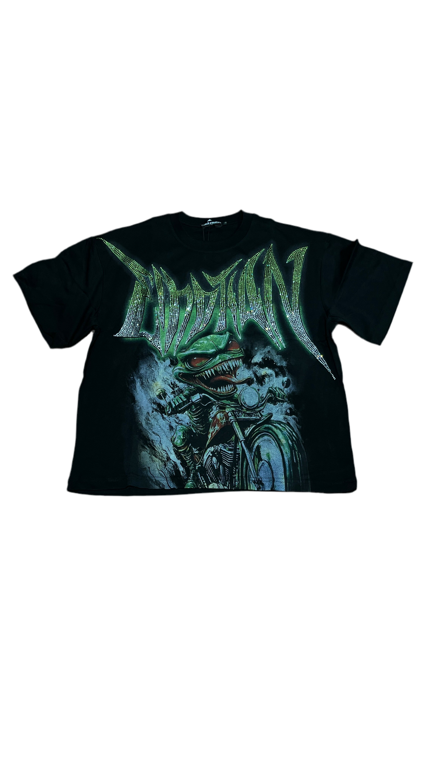 Mixed Emotion Goblin Rhinestone Tee